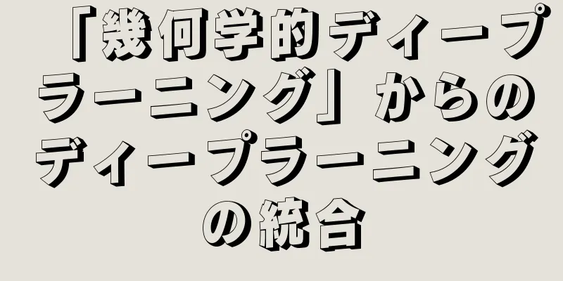 「幾何学的ディープラーニング」からのディープラーニングの統合
