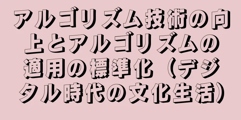アルゴリズム技術の向上とアルゴリズムの適用の標準化（デジタル時代の文化生活）