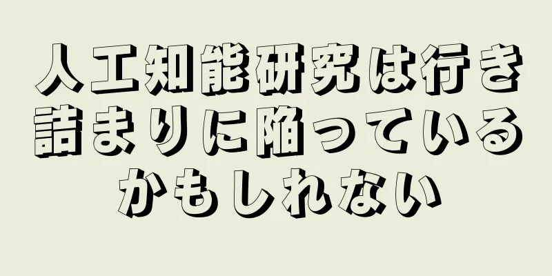人工知能研究は行き詰まりに陥っているかもしれない
