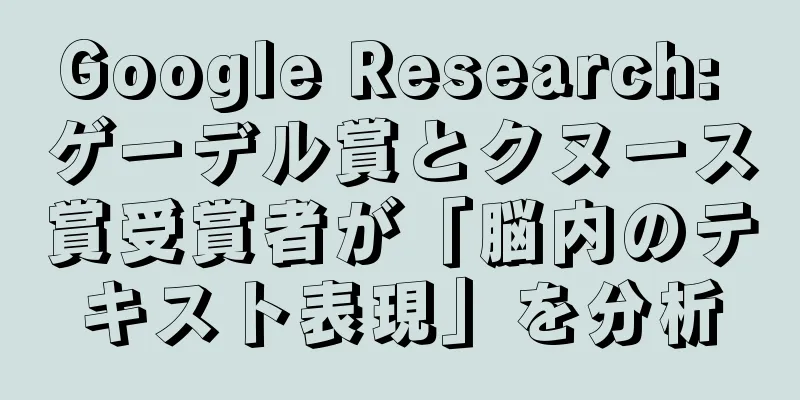 Google Research: ゲーデル賞とクヌース賞受賞者が「脳内のテキスト表現」を分析