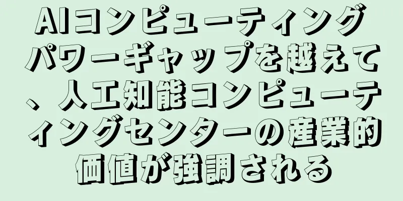 AIコンピューティングパワーギャップを越えて、人工知能コンピューティングセンターの産業的価値が強調される