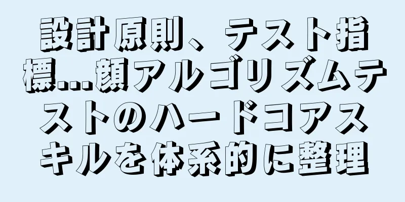設計原則、テスト指標...顔アルゴリズムテストのハードコアスキルを体系的に整理