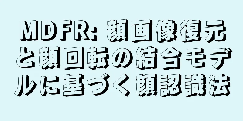 MDFR: 顔画像復元と顔回転の結合モデルに基づく顔認識法