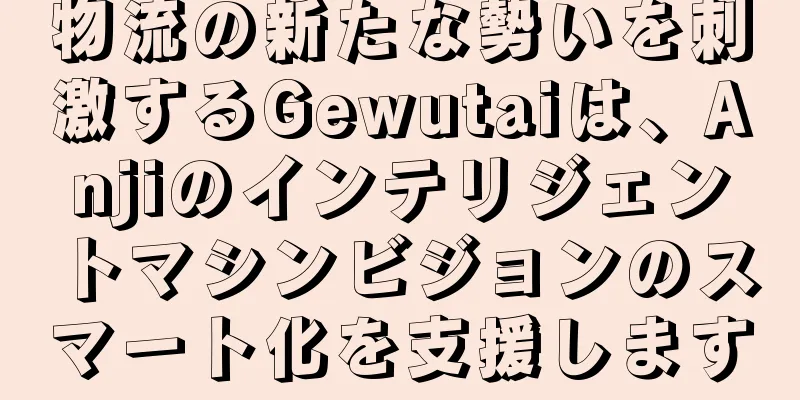 物流の新たな勢いを刺激するGewutaiは、Anjiのインテリジェントマシンビジョンのスマート化を支援します