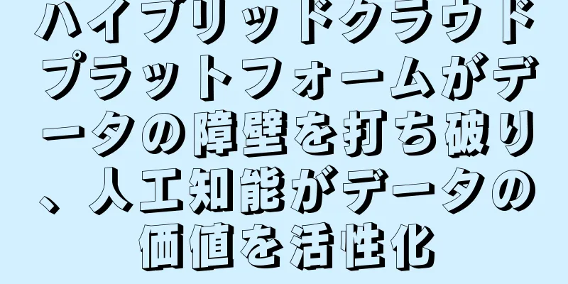 ハイブリッドクラウドプラットフォームがデータの障壁を打ち破り、人工知能がデータの価値を活性化