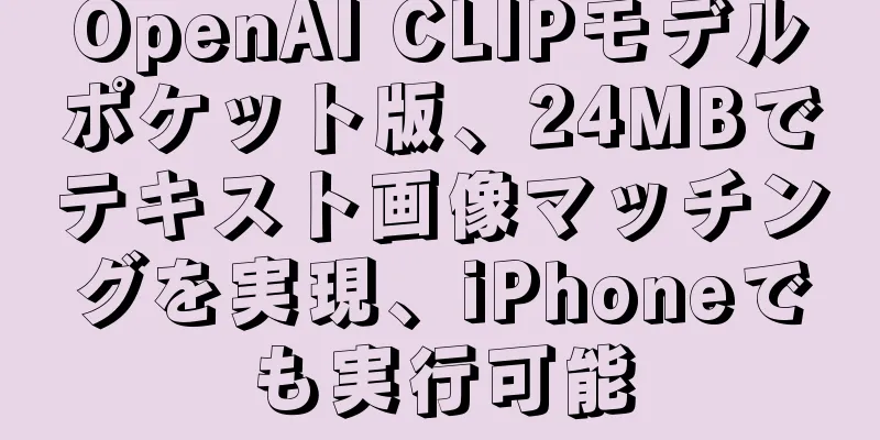 OpenAI CLIPモデルポケット版、24MBでテキスト画像マッチングを実現、iPhoneでも実行可能