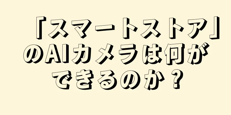 「スマートストア」のAIカメラは何ができるのか？