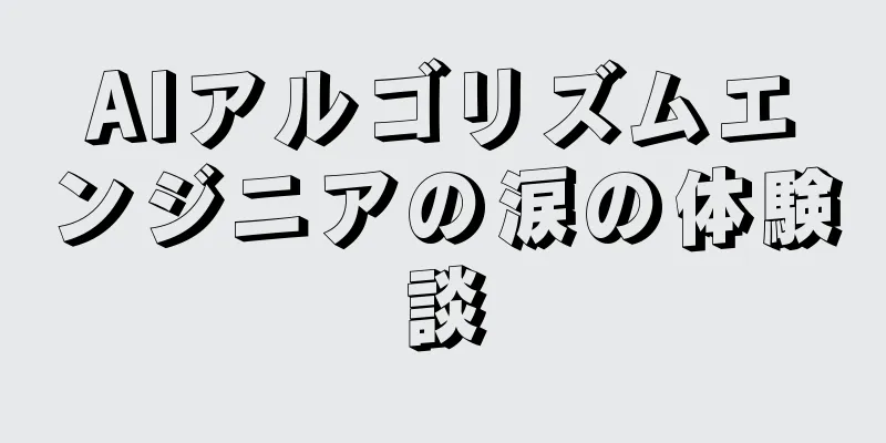 AIアルゴリズムエンジニアの涙の体験談