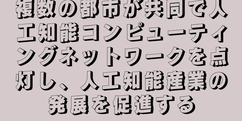 複数の都市が共同で人工知能コンピューティングネットワークを点灯し、人工知能産業の発展を促進する