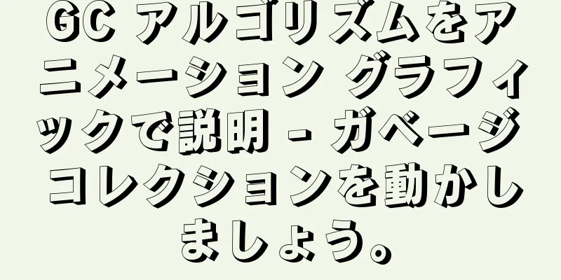 GC アルゴリズムをアニメーション グラフィックで説明 - ガベージ コレクションを動かしましょう。