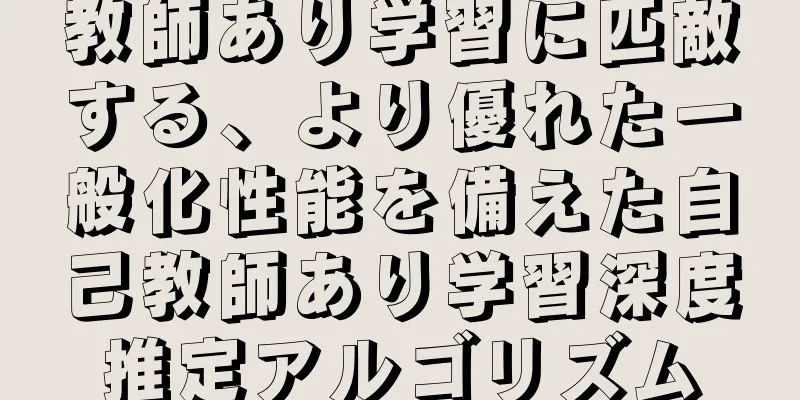 教師あり学習に匹敵する、より優れた一般化性能を備えた自己教師あり学習深度推定アルゴリズム