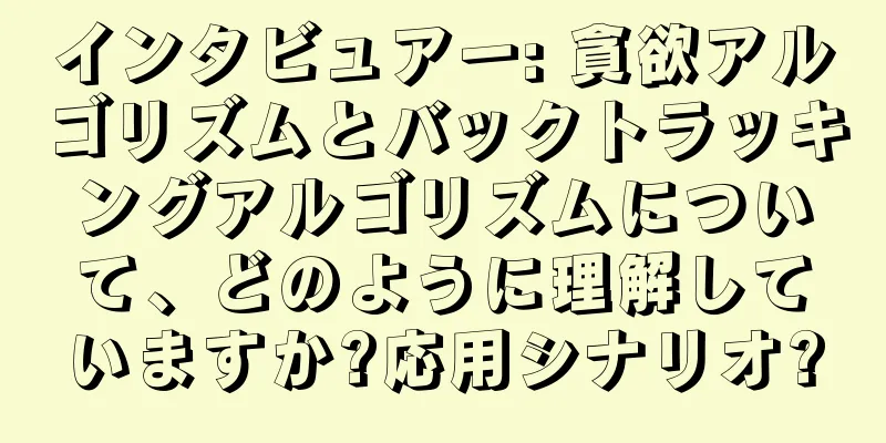 インタビュアー: 貪欲アルゴリズムとバックトラッキングアルゴリズムについて、どのように理解していますか?応用シナリオ?