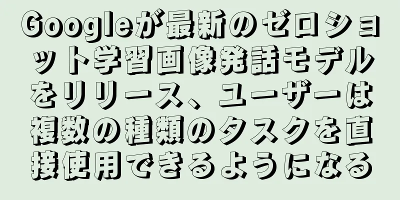 Googleが最新のゼロショット学習画像発話モデルをリリース、ユーザーは複数の種類のタスクを直接使用できるようになる
