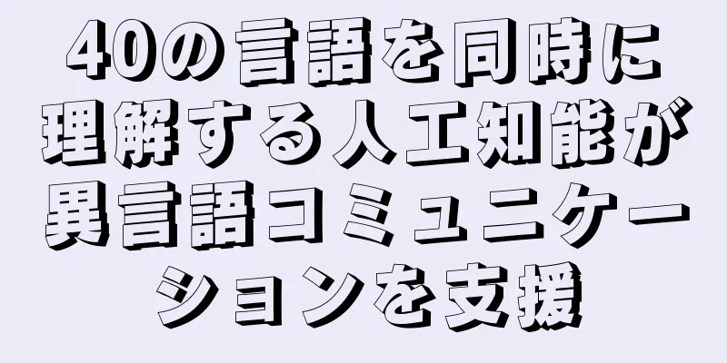 40の言語を同時に理解する人工知能が異言語コミュニケーションを支援