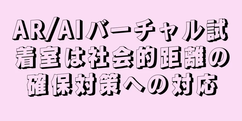 AR/AIバーチャル試着室は社会的距離の確保対策への対応