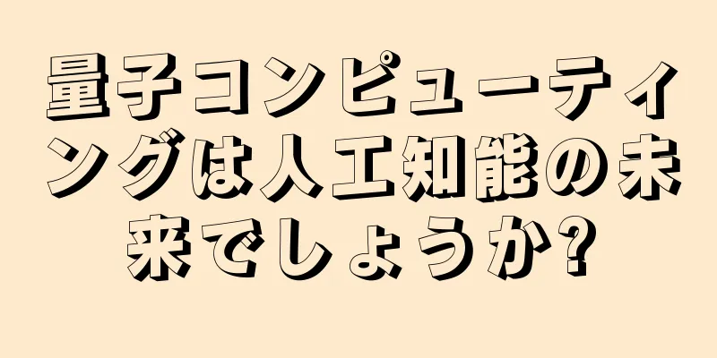 量子コンピューティングは人工知能の未来でしょうか?