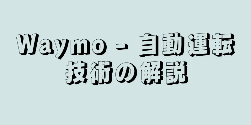 Waymo - 自動運転技術の解説