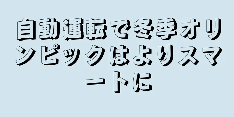 自動運転で冬季オリンピックはよりスマートに