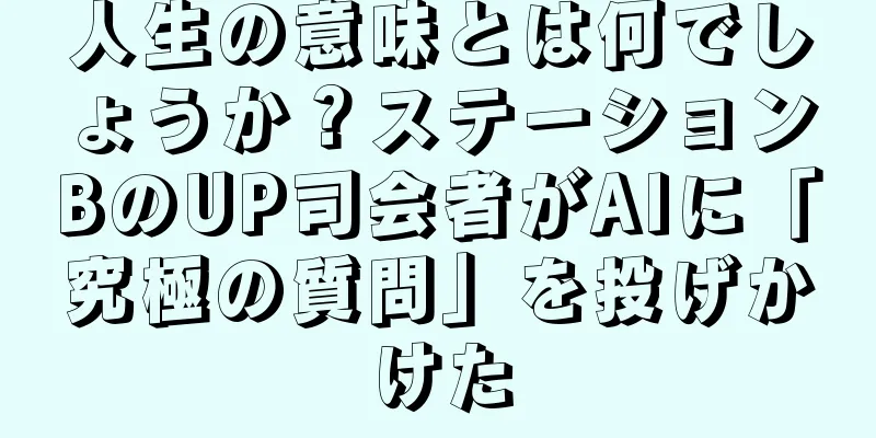 人生の意味とは何でしょうか？ステーションBのUP司会者がAIに「究極の質問」を投げかけた