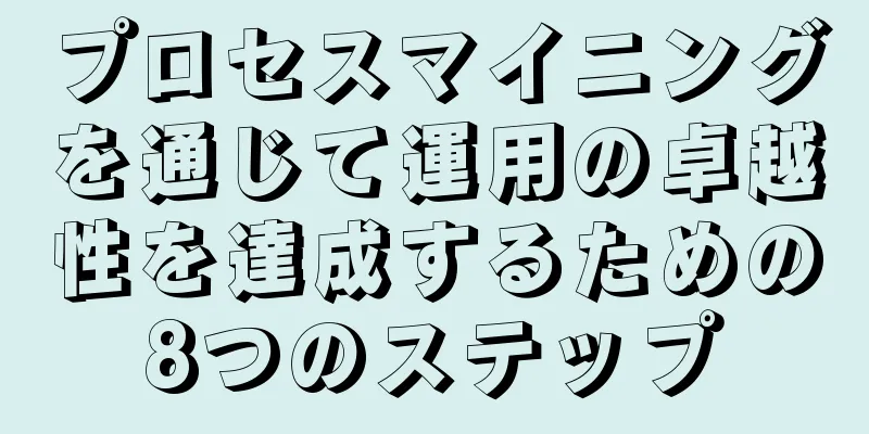 プロセスマイニングを通じて運用の卓越性を達成するための8つのステップ
