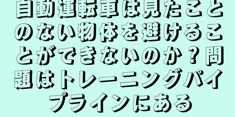 自動運転車は見たことのない物体を避けることができないのか？問題はトレーニングパイプラインにある