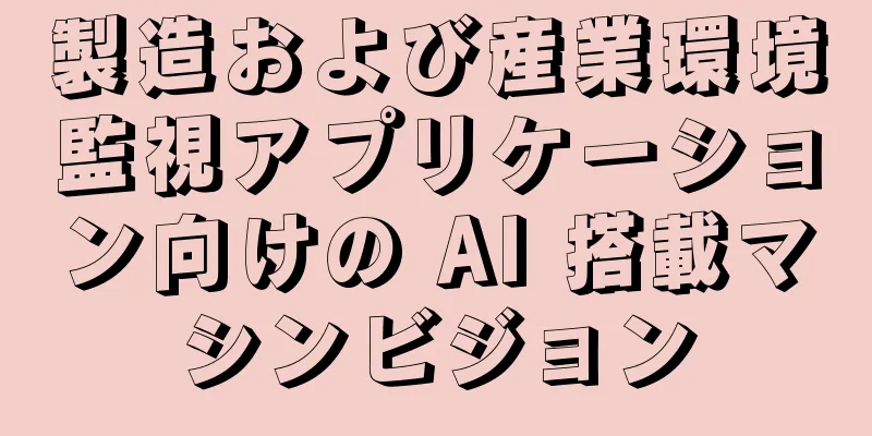 製造および産業環境監視アプリケーション向けの AI 搭載マシンビジョン
