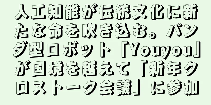 人工知能が伝統文化に新たな命を吹き込む。パンダ型ロボット「Youyou」が国境を越えて「新年クロストーク会議」に参加