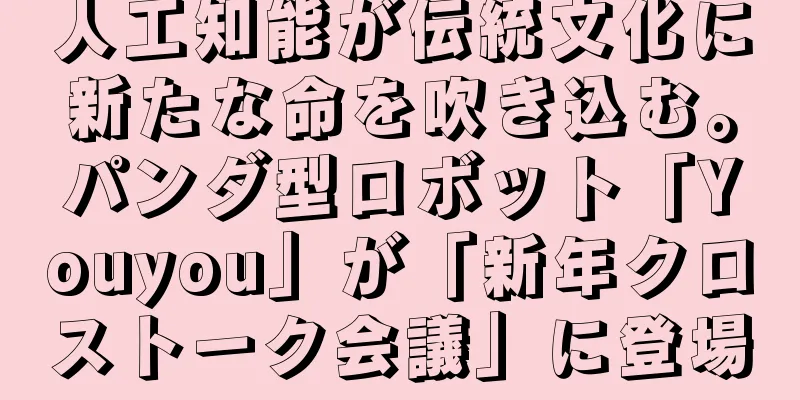 人工知能が伝統文化に新たな命を吹き込む。パンダ型ロボット「Youyou」が「新年クロストーク会議」に登場