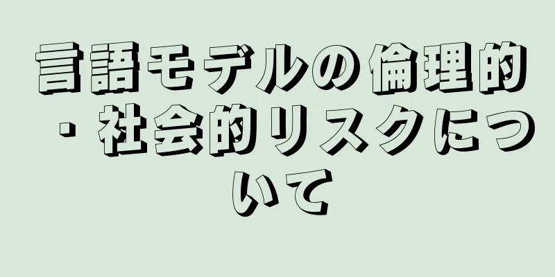 言語モデルの倫理的・社会的リスクについて