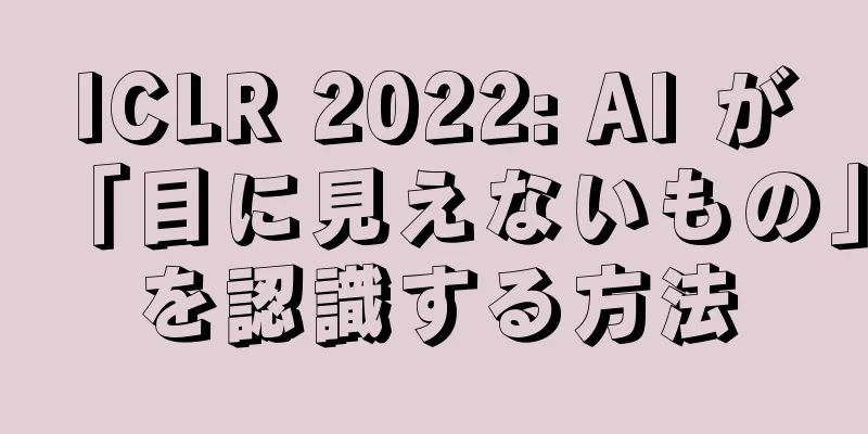 ICLR 2022: AI が「目に見えないもの」を認識する方法