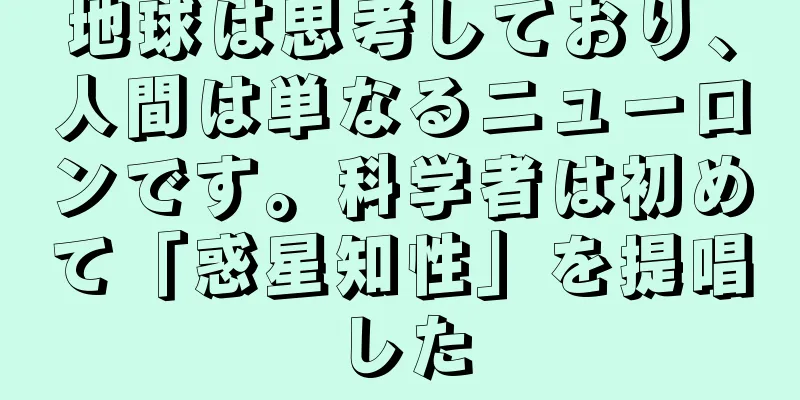 地球は思考しており、人間は単なるニューロンです。科学者は初めて「惑星知性」を提唱した