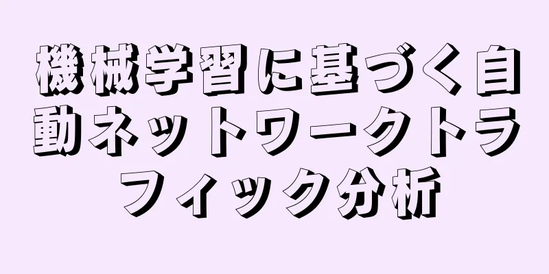 機械学習に基づく自動ネットワークトラフィック分析