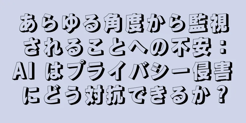 あらゆる角度から監視されることへの不安：AI はプライバシー侵害にどう対抗できるか？