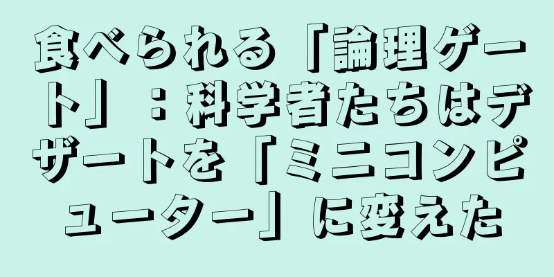 食べられる「論理ゲート」：科学者たちはデザートを「ミニコンピューター」に変えた