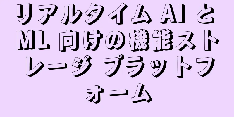 リアルタイム AI と ML 向けの機能ストレージ プラットフォーム