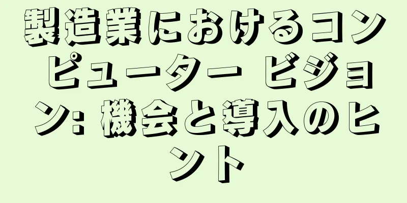 製造業におけるコンピューター ビジョン: 機会と導入のヒント
