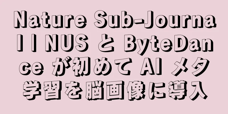 Nature Sub-Journal | NUS と ByteDance が初めて AI メタ学習を脳画像に導入