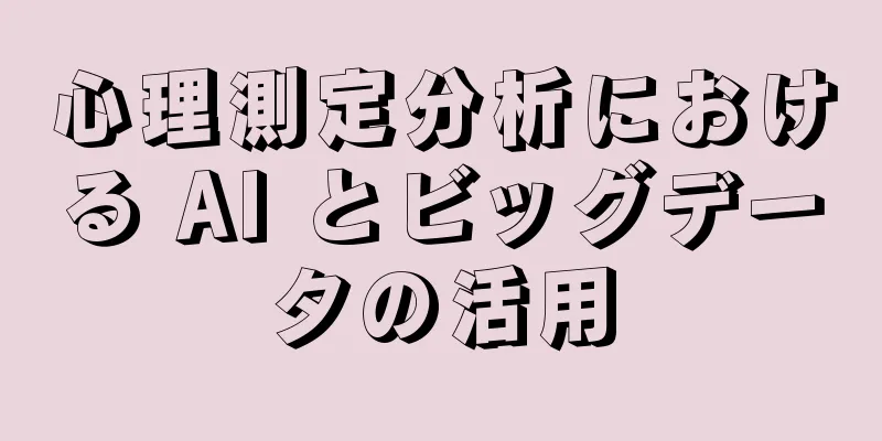 心理測定分析における AI とビッグデータの活用