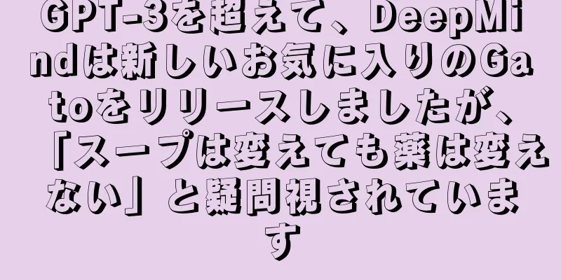 GPT-3を超えて、DeepMindは新しいお気に入りのGatoをリリースしましたが、「スープは変えても薬は変えない」と疑問視されています