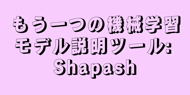 もう一つの機械学習モデル説明ツール: Shapash