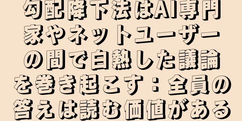 勾配降下法はAI専門家やネットユーザーの間で白熱した議論を巻き起こす：全員の答えは読む価値がある