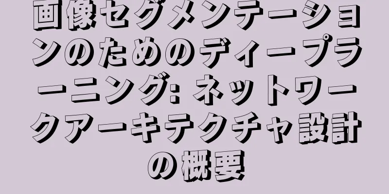 画像セグメンテーションのためのディープラーニング: ネットワークアーキテクチャ設計の概要