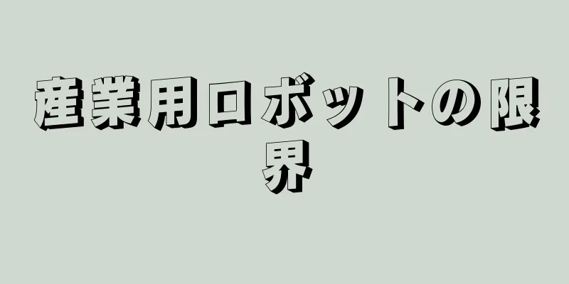 産業用ロボットの限界
