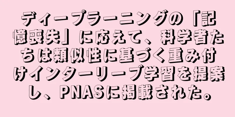 ディープラーニングの「記憶喪失」に応えて、科学者たちは類似性に基づく重み付けインターリーブ学習を提案し、PNASに掲載された。