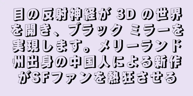 目の反射神経が 3D の世界を開き、ブラック ミラーを実現します。メリーランド州出身の中国人による新作がSFファンを熱狂させる