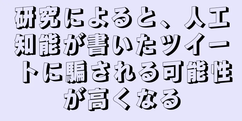 研究によると、人工知能が書いたツイートに騙される可能性が高くなる