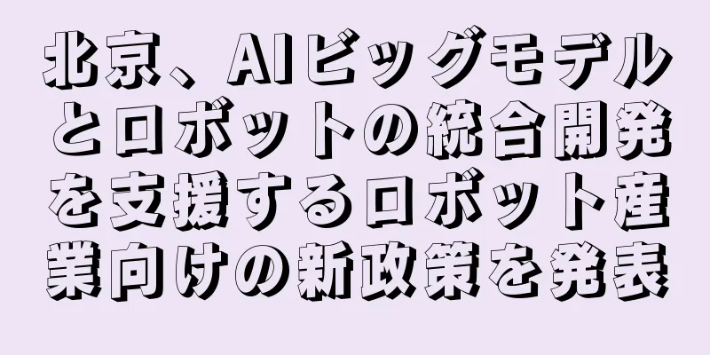 北京、AIビッグモデルとロボットの統合開発を支援するロボット産業向けの新政策を発表
