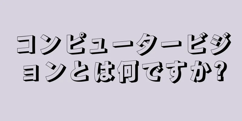 コンピュータービジョンとは何ですか?