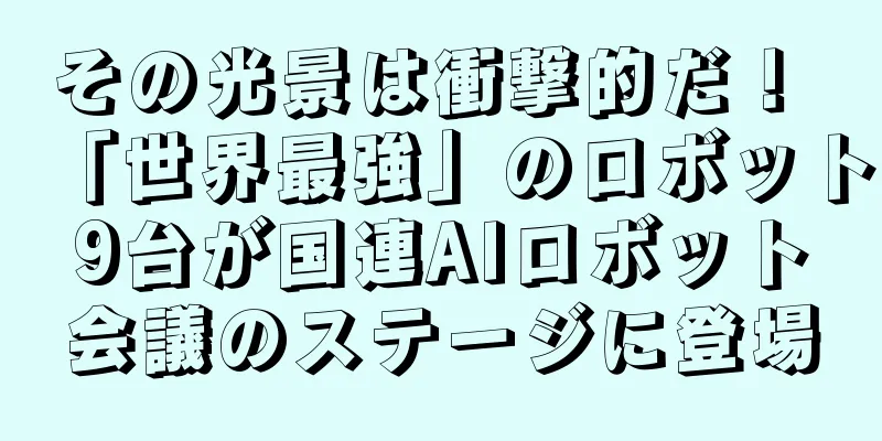 その光景は衝撃的だ！ 「世界最強」のロボット9台が国連AIロボット会議のステージに登場