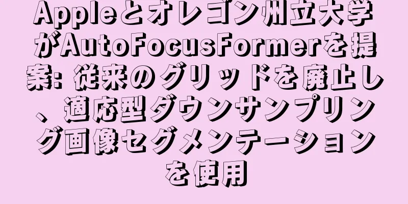 Appleとオレゴン州立大学がAutoFocusFormerを提案: 従来のグリッドを廃止し、適応型ダウンサンプリング画像セグメンテーションを使用